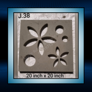 20x20 flour jali mould