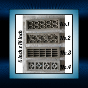 4 rcc cement jali moul (6 in × 18 in 1)