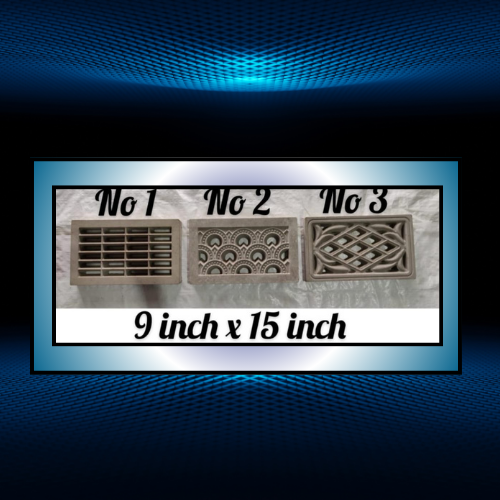 Rubber Jali Mould 9x15 Inch