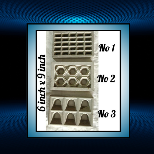 RCC Ventilation Rubber Moulds (6x6 to 6x24 inches)