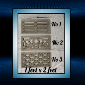 1 ft x 2 ft ventilation rubber mould